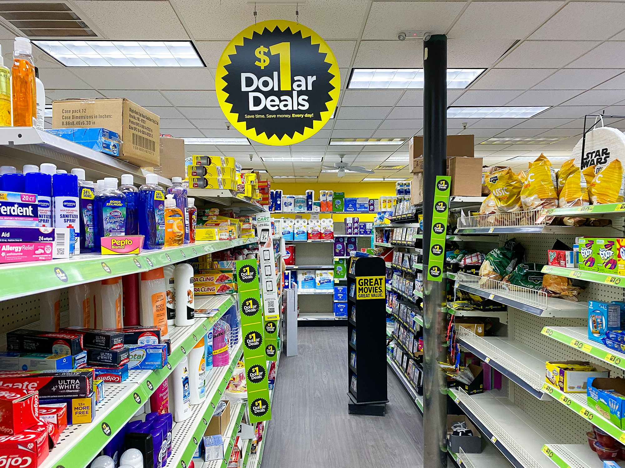 dollar general one dollar deals section