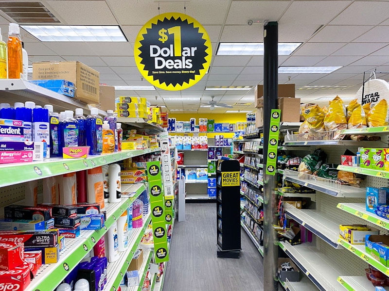 dollar general one dollar deals section