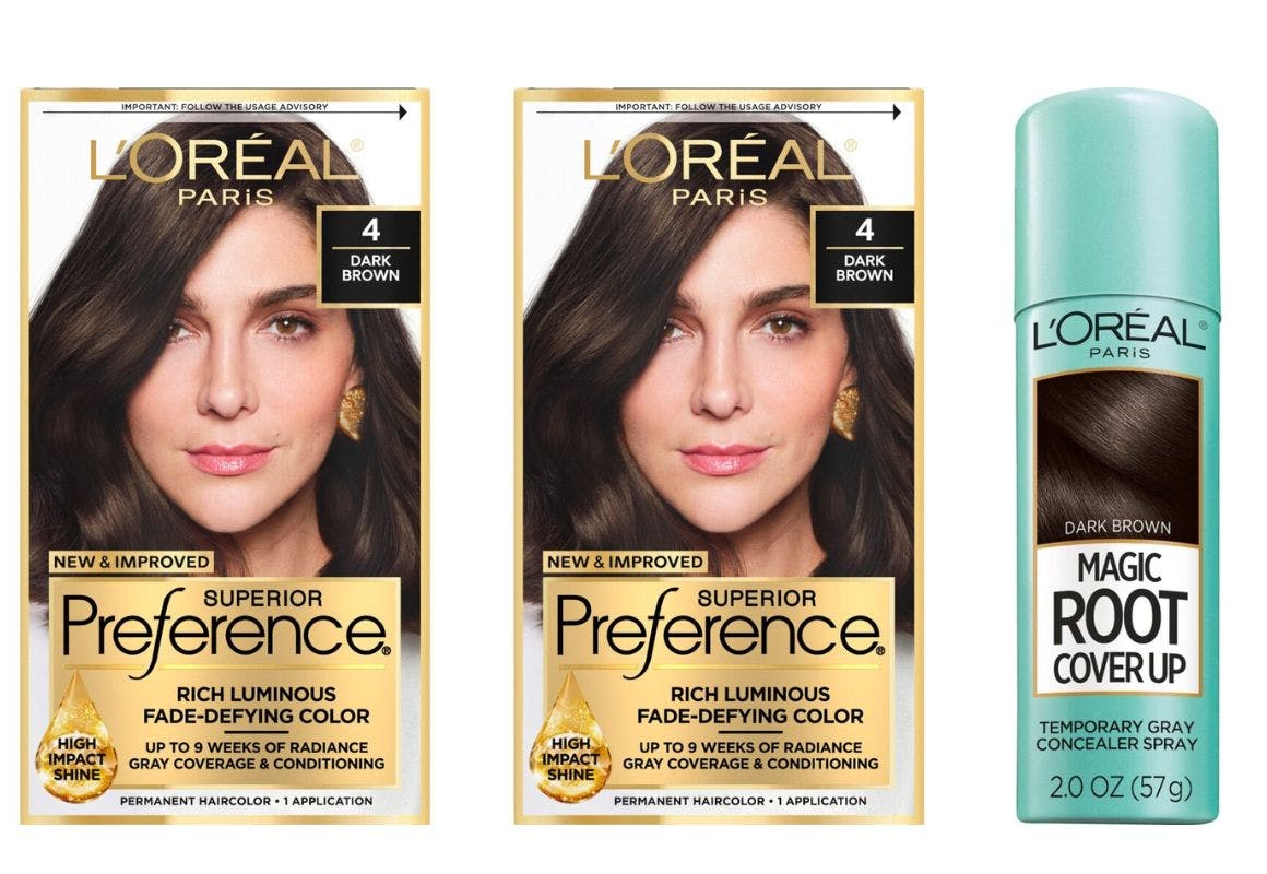 3 L'Oreal Paris Hair Color Items
