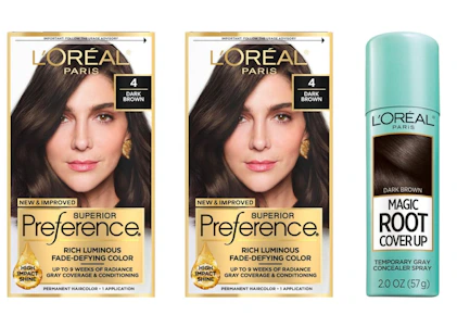 3 L'Oreal Paris Hair Color Items