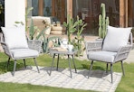 lowes wicker conversation set