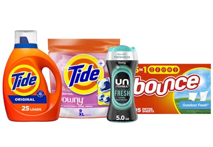 4 P&G Laundry Products