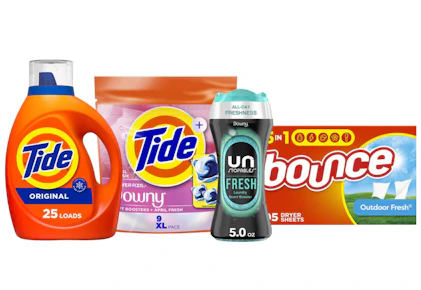 4 P&G Laundry Products