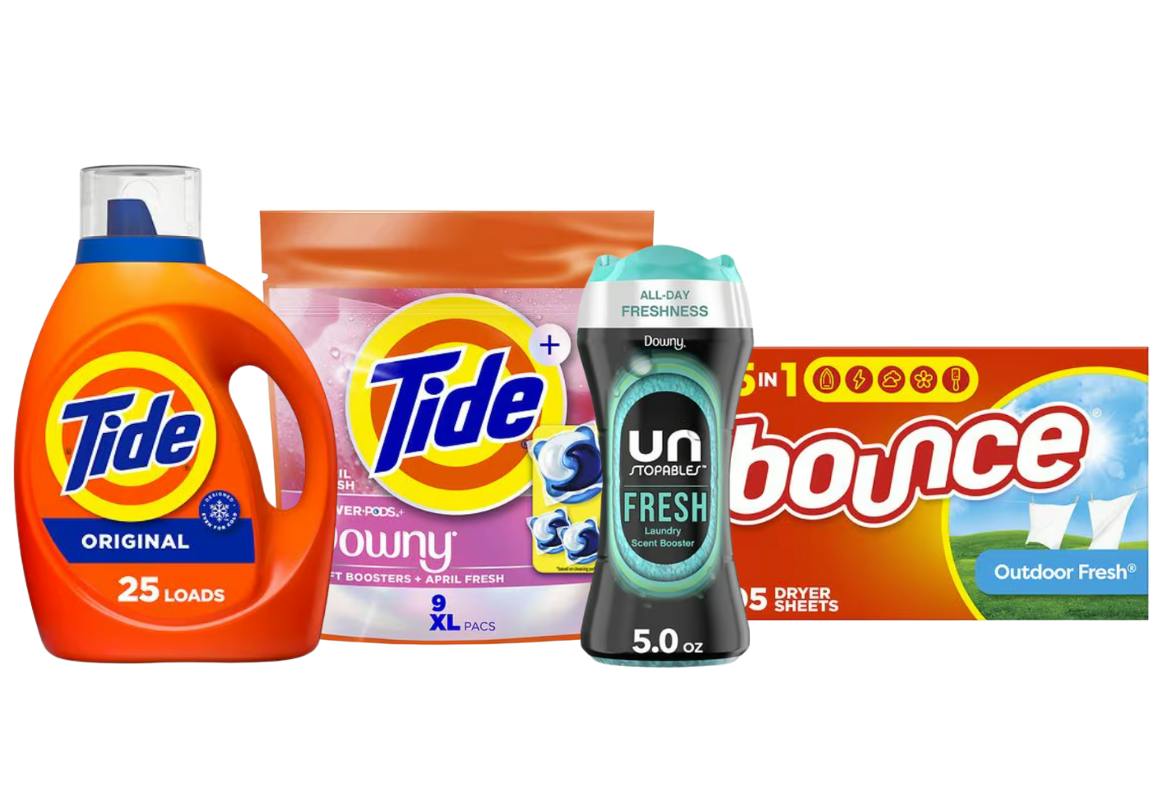 4 P&G Laundry Products