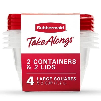 Rubbermaid TakeAlongs 4-Pack