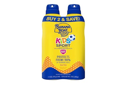 Banana Boat Kids Sunscreen 2-Pack