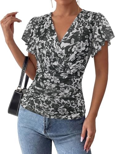GRACE KARIN Women's Mesh Top