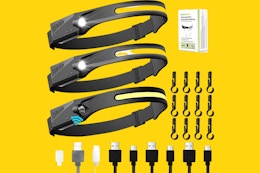 Rechargeable LED Headlamp Set