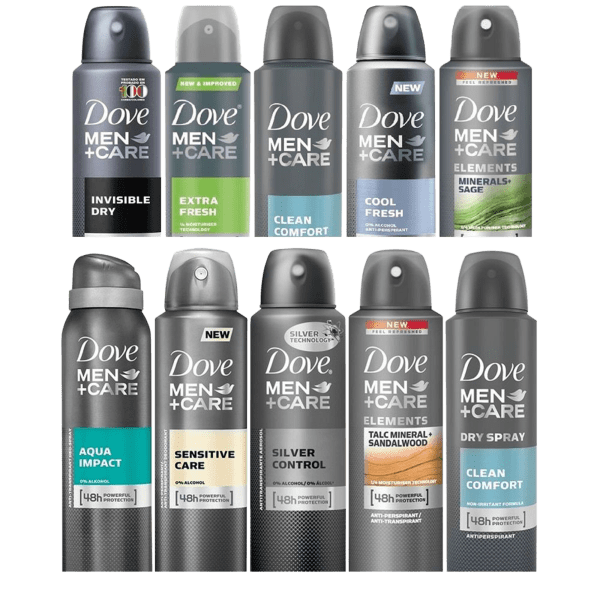 Dove Men Antiperspirant 10-Pack