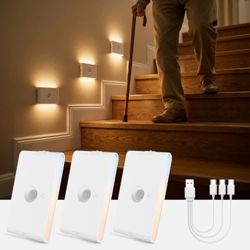 Motion Sensor Night Light 3-Pack