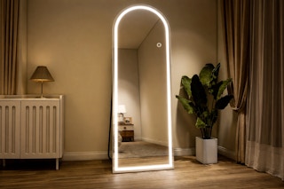Walmart LED arched full length mirror