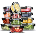 Ivy Bronx Glass Food Storage Set