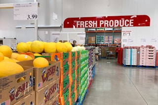 Fresh Produce Section in Costco