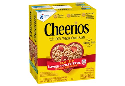 2 Cheerios Cereal 2-Packs