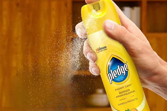 Pledge Wood Polish Spray, as Low as $4.57 on Amazon card image