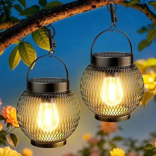 Solar Lanterns 2-Pack
