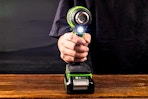 Lifestyle image of the Greenworks Heat Gun