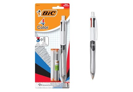 Bic 4-Color 3+1 Pen and Pencil