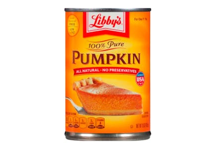 2 Libby's Pure Pumpkin Cans