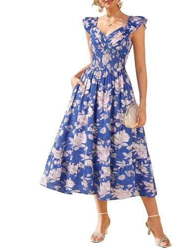 GRACE KARIN Women's Floral Maxi Dress