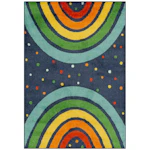 Kids' Rainbow Shag Rug