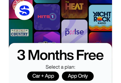 3 Free Months of SiriusXM