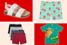apparel clearance stock images collage