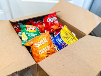 chips in a large box