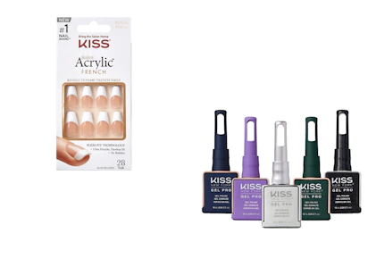 2 Kiss Press-on Nails or Nail Polishes