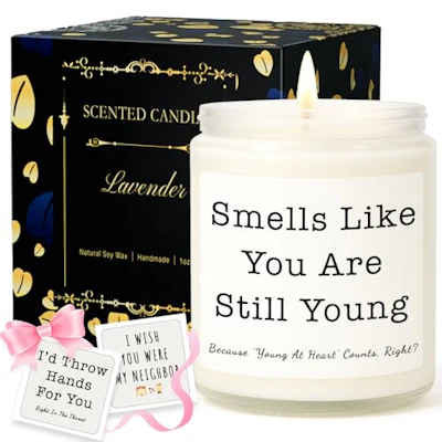 Lavender-Scented Candle, Smells Like…Young