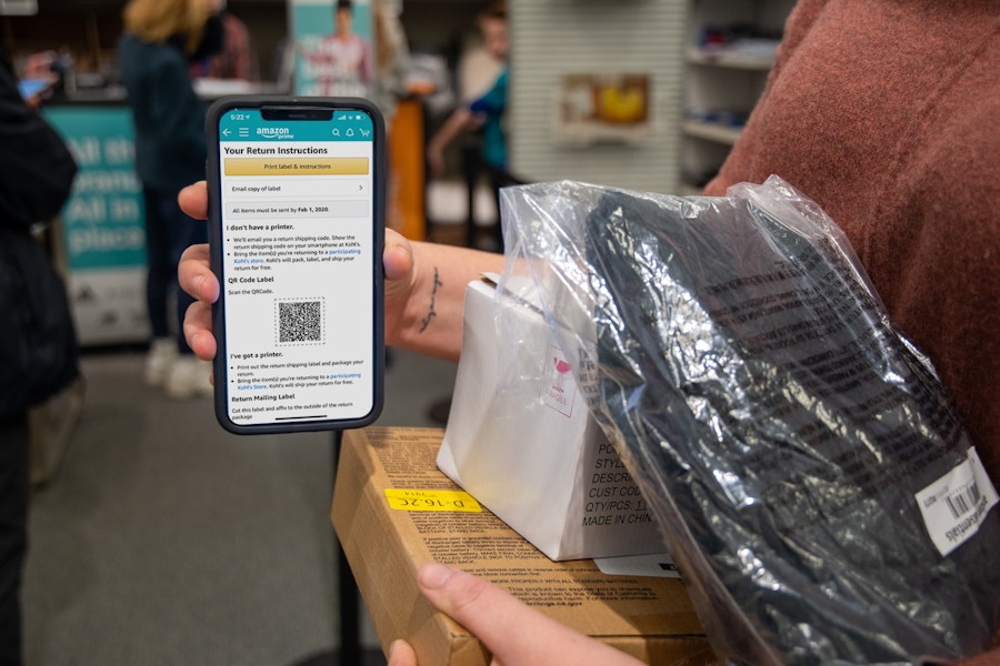 Take advantage of free Amazon returns at Kohl's.