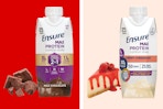 ensure max protein shakes collage