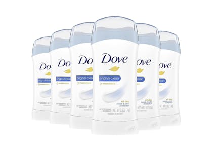 6 Sticks of Deodorant