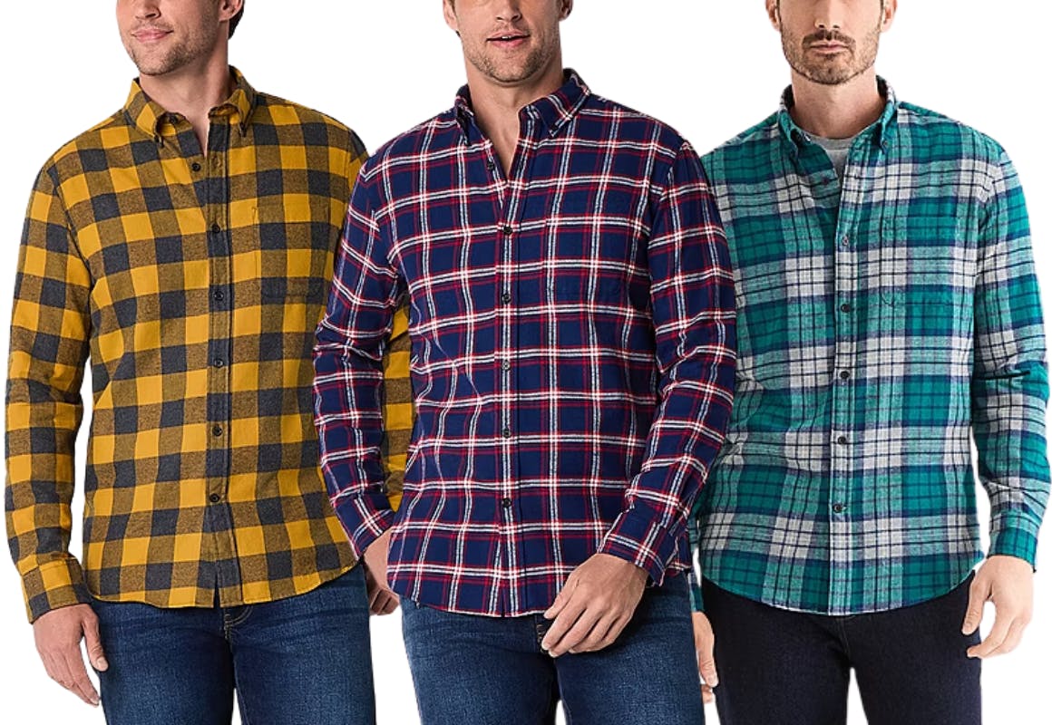 St. John's Bay Men's Flannel Shirt