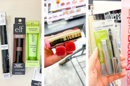 collage image of elf, milani, and neutrogena makeup