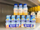 bottles of pediasure sidekicks and grow & gain on walmart shelf