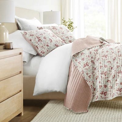 Lightweight Quilted Coverlet Set