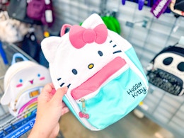 Hello Kitty Mini Backpack in Walmart store