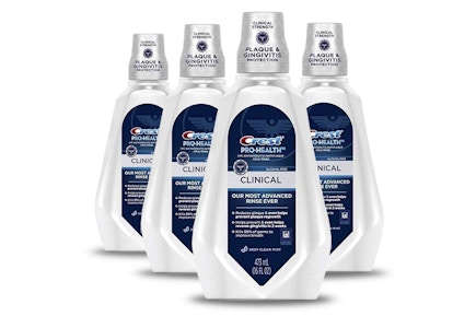 Crest Mouthwash 4-Pack