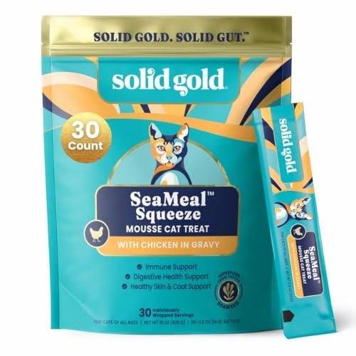 Solid Gold Mousse Cat Treats