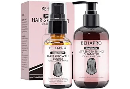 Rosemary Hair Growth Serum and Shampoo