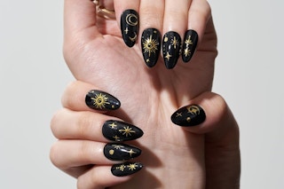 press-on nails on hands
