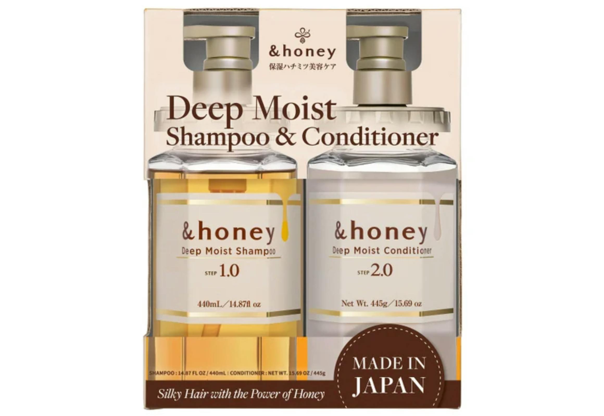 &Honey Shampoo and Conditioner Set