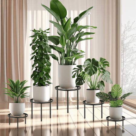 Metal Plant Stand Set