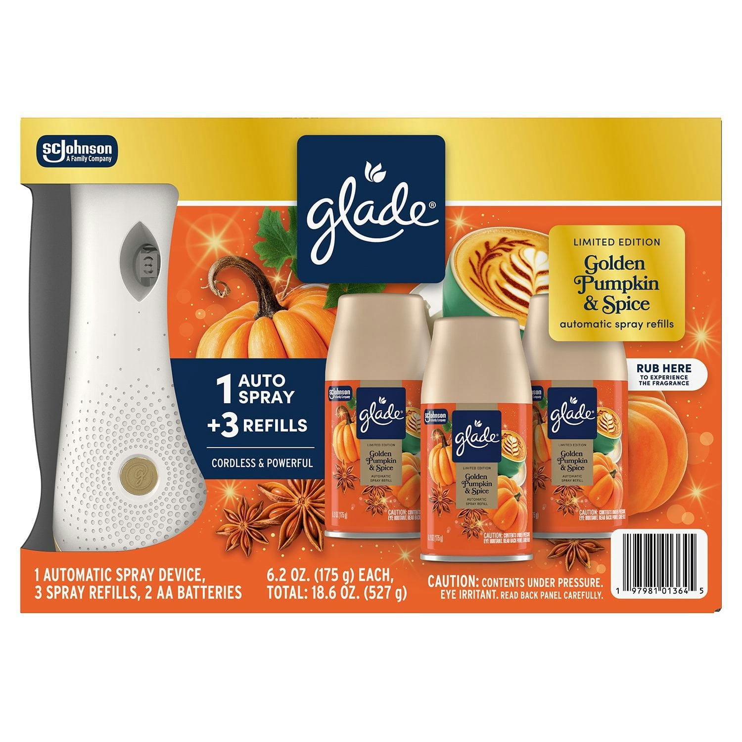 Glade Automatic Spray 4-Pack Set