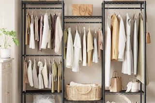 a heavy duty clothing rack
