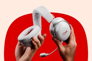 Stock image of the HyperX Cloud III wired headphones