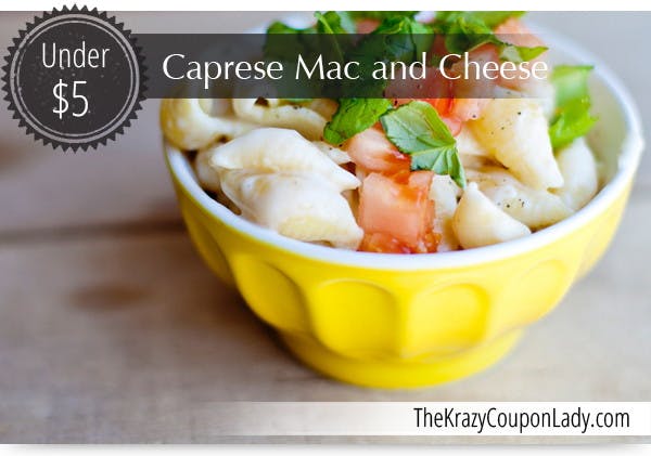 Sides Under $5: Hearty Caprese Mac and Cheese