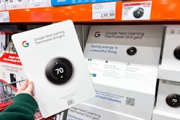 Google Nest Learning Thermostat, Only $140 at Costco (Reg. $180) card image