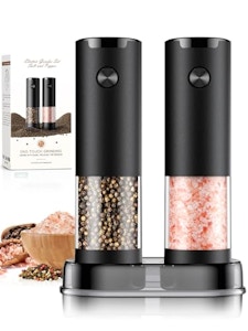 Electric Salt and Pepper Grinder Set